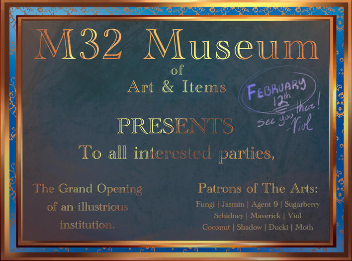 M32 Museum Event Header/Invitation